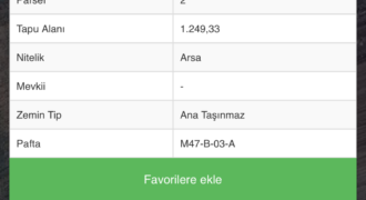 Siirt Merkez Pınarca’da Satılık 1.249 m² Arsa | 107 Ada 2 Parsel | 1.825.000 TL